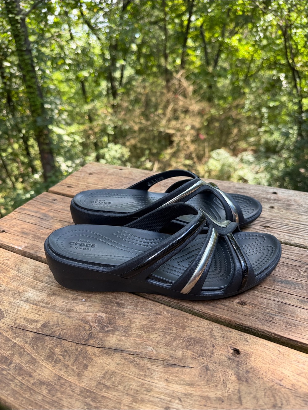 CROCS SANRAH METALBLOCK SANDALS 8